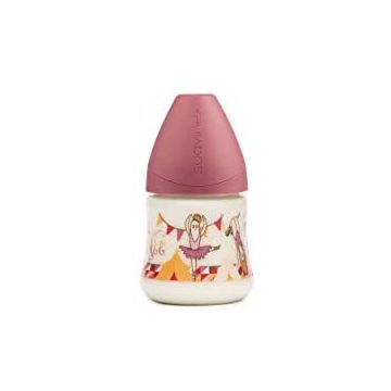 Suavinex biberon 150 anatomico l m1s circo rosa