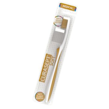 Spazzolino curasept soft medical ocra