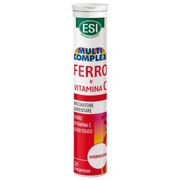 Esi multicomplex ferro vitamina c 20 compresse effervescenti