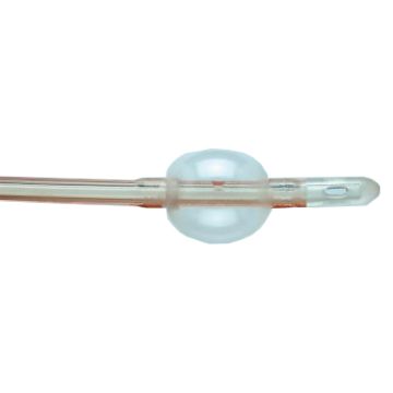 Catetere scanalato folysil 100% silicone ch 22 viola 1 pezzo
