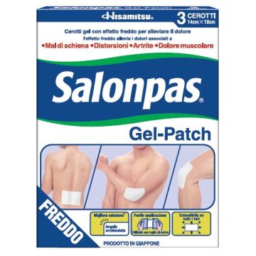 Salonpas gel patch 3 cerotti 14x10cm