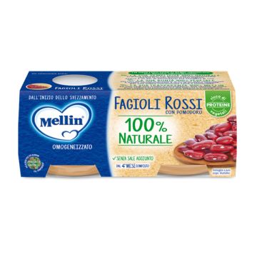 Mellin omogeneizzato fagioli rossi 2 x 80 g