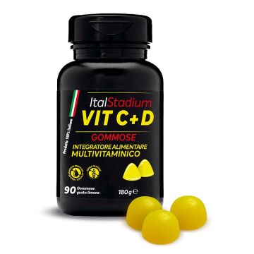 Italstadium vit c+d limone 90 gommose