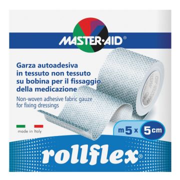 Master-Aid Rollflex Garza Autoadesiva 5 m x 5 cm