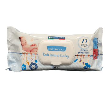 Idrofil Salviettine Talco 72 Pezzi