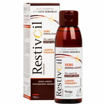 Restivoil Fisiologico Sebonormalizzante Olio Shampoo Lavaggi Frequenti 250 ml