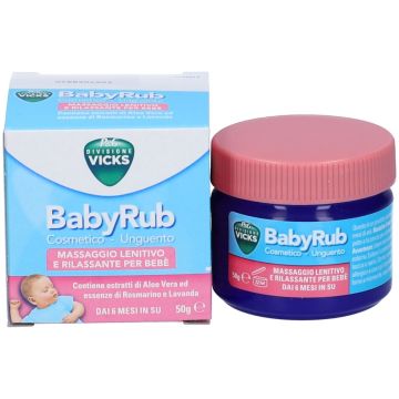 Vicks babyrub aloe vera bambini 50g