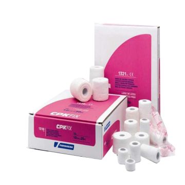 Farmaban Cpk Fix Latex Free 10cm x 20m Benda Elastica Coesiva Di Fissazione Latex Free Dispenser Box 1 Pezzo