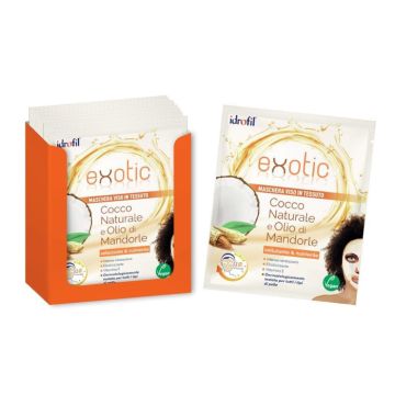 Maschera viso tessuto exotic 1 pezzo 