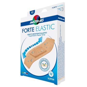 Cerotto master-aid elastic super 12 pezzi Cerotto master-aid elastic super 12 pezzi