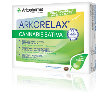 Arkorelax Cannabis Sativa Confezione 30 Compresse