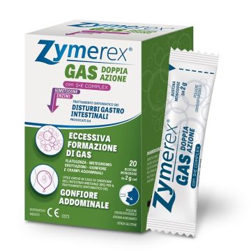 Zymerex Gas Doppia Azione Con SE Complex 20 Bustine