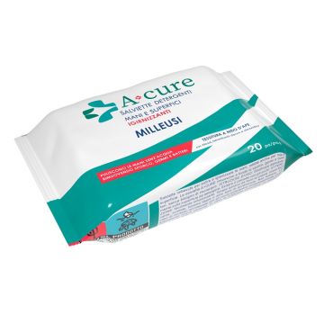 A+cure igienizzante salviettine maxi pocket 20 pezzi