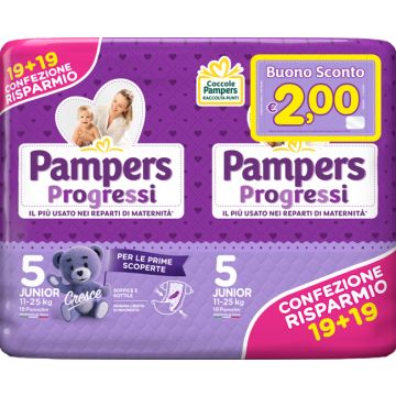 Pampers Progressi Jun 38pezzi 0243