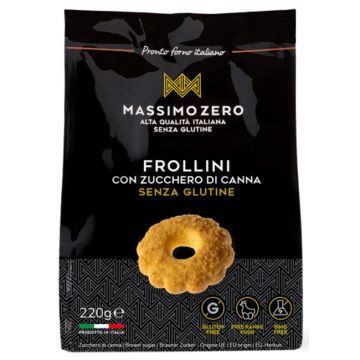 Massimo Zero Frollini Zucchero Di Canna 220g