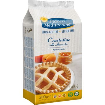 Piaceri Mediterranei Crostate Albicocca 4x50g