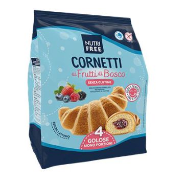 Nutrifree cornetti integrali ai frutti di bosco 4 x 60 g