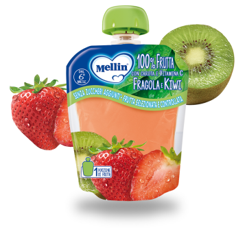 Mellin pouch fragola-kiwi 90g