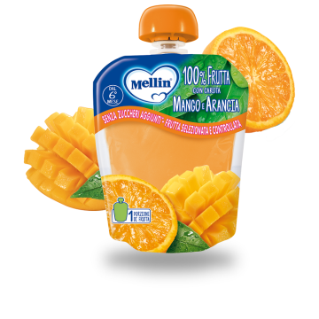 Mellin pouch arancia-mango 90g