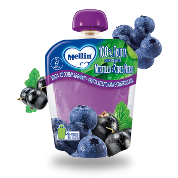 Mellin pouch mirtillo-ribes90g
