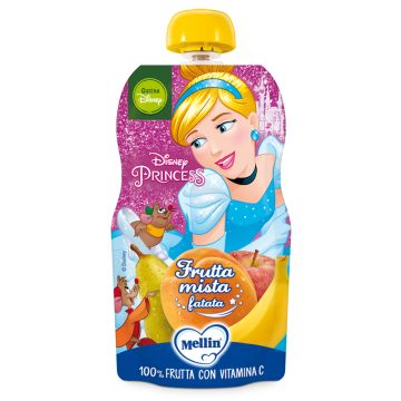 Pouch disney principessa frutta mista 110 g
