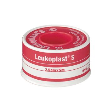 Leukoplast S Cerotto Rocchetto Bianco 2,5 cm x 5 m