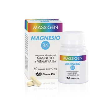 Massigen Magnesio B6 Integratore 60 Capsule