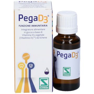 PegaD3 Gocce Integratore di Vitamina D3 20 ml