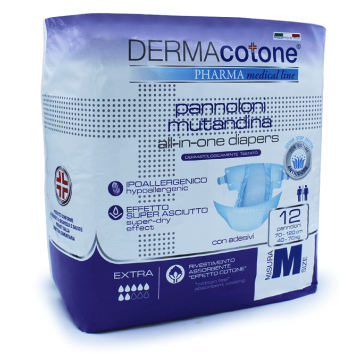 Pannolone Mutandina Per Incontinenza Dermacotone M 12 Pezzi