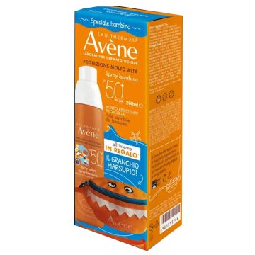 Eau thermale avene solari kit spray bambino spf50+ 200 ml con gadget 2022