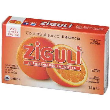 Zigulì Arancia Blister 36 Palline 22 g