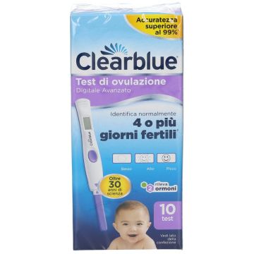 Clearblue Test Di Ovulazione Digitale Avanzato 10 Sticks