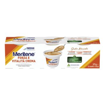 Meritene Forza e Vitalità Crema Nocciola 3x125 g