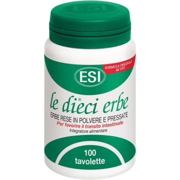 Esi Le Dieci Erbe Integratore Digestivo 100 Tavolette 40g