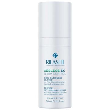 Rilastil Ageless SC Sebum Control Siero Viso Antirughe Sebonormalizzante 30 ml