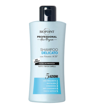 BIOPOINT - Shampoo Delicato Con Vitamine Per Tutti I Tipi Di Capelli 100 Ml