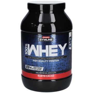 Enervit Gymline Muscle 100% Whey Proteine Concentrate Cacao Integratore Proteico 900 g