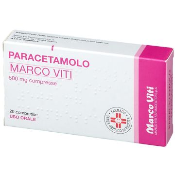 Paracetamolo Marco Viti 500 mg 20 Compresse