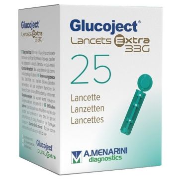 Glucoject Lancets Plus G33 25 Pezzi