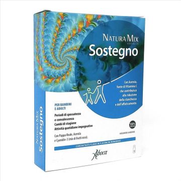 Natura mix sostegno con 10 flaconcini da 15 grammi
