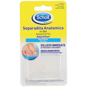 Scholl Separadita Piedi Anatomico In Gel per le Dita dei Piedi