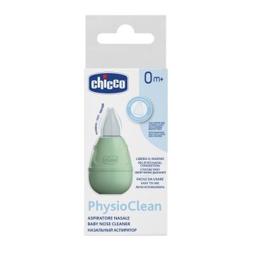 Chicco PhysioClean Aspiratore Nasale a Pompetta 1 Pezzo