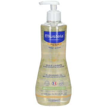 Mustela Olio da Bagno Detergente Pelle Secca 500 ml