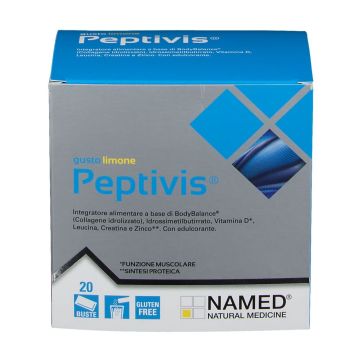 Peptivis Limone Integratore Muscolare 20 Bustine