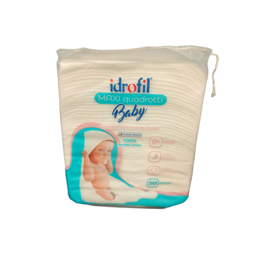 Idrofil Maxi Quadrotti Baby 50 Pezzi