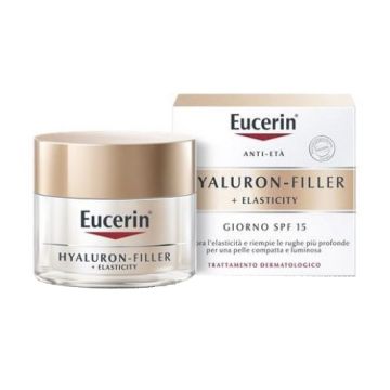 Eucerin Hyaluron-Filler + Elasticity - Crema Giorno Anti-Età SPF15 50ml
