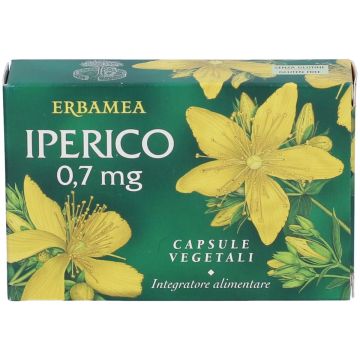 Erbamea Iperico Integratore Alimentare Relax e Stress 36 Capsule Vegetali