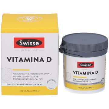 Swisse Vitamina D Integratore Ossa e Denti 100 Capsule