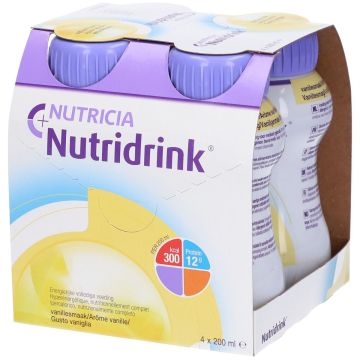 Nutridrink Integratore Nutrizionale Gusto Vaniglia 4x200 ml