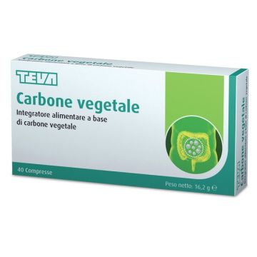 Teva Carbone Vegetale 40 Compresse 16,2 g